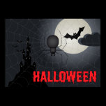 Halloween Poster with Spider