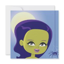 Halloween Princess Monster Girl Manga invitations by monicastamp Halloween Princess Monster Girl Manga invitations