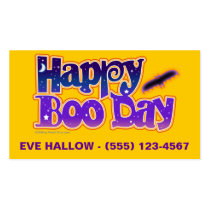 Halloween Profile Cards - Happy Boo Day Business Card