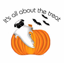 Halloween Pug Acrylic Cut Outs