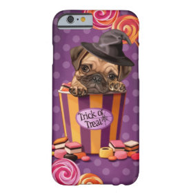 Halloween Pug Puppy Barely There iPhone 6 Case