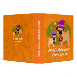 Halloween pugs binders