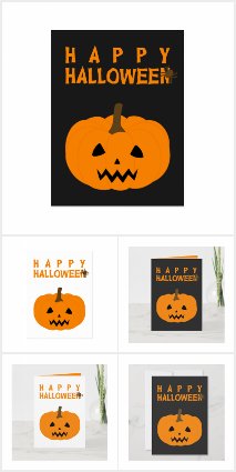 Halloween Pumpkin Illustration and Pattern