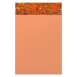 Halloween Pumpkin Border Stationery Design