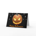 Halloween Pumpkin Card