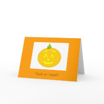 Halloween Pumpkin Card