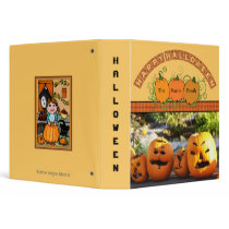 Halloween Pumpkin Carving Scrapbook Binder