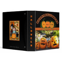 Halloween Pumpkin Carving Scrapbook Binder