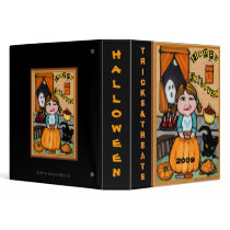 Halloween Pumpkin Carving Scrapbook Binder