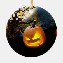 Halloween Pumpkin Christmas Tree Ornament
