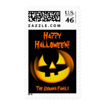 Halloween Pumpkin - Custom Postage Stamps