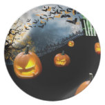Halloween Pumpkin Dinner Plate