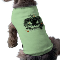 Halloween Pumpkin Dog t-shirt pet clothing