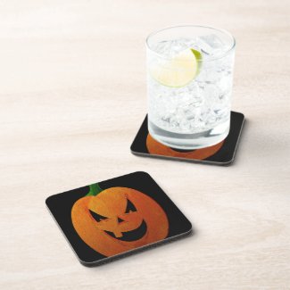 Halloween Pumpkin Drink Coaster
