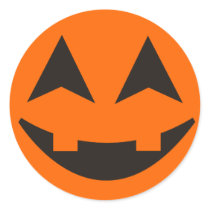Halloween Pumpkin Face Sticker 13 by mariannegilliand Halloween Pumpkin Face Sticker 13