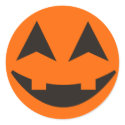 Halloween Pumpkin Face Sticker 13 by mariannegilliand Halloween Pumpkin Face Sticker 13