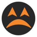 Halloween Pumpkin Face Sticker 5