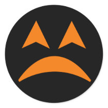 Halloween Pumpkin Face Sticker 5