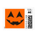 Halloween Pumpkin Faces Custom Postage 2 stamp
