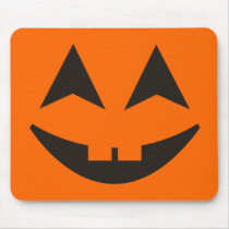 Halloween Pumpkin Faces Mousepad 1