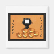 Halloween Pumpkin Frig Magnet!