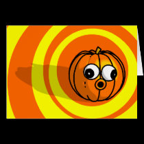 Halloween Pumpkin Greeting Card cards