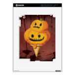 Halloween Pumpkin Ice Cream Cone iPad 3 Skins