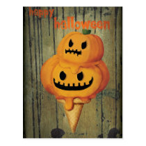 artsprojekt, pumpkin head, jack o lantern, ice cream gift, trick or treat, halloween ice cream, halloween gift, ice cream, pumpkin, halloween, spooky, scary, halloween present, halloween design, halloween idea, halloween dessert, halloween pumpkin, ice cream present, pumpkin gift, pumpkin present, pumpkin ice cream, Postcard with custom graphic design
