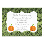 Halloween Pumpkin Invitations