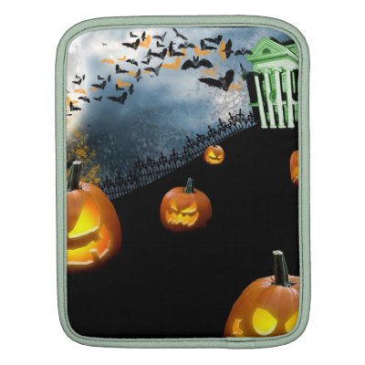 Halloween Pumpkin iPad Sleeves