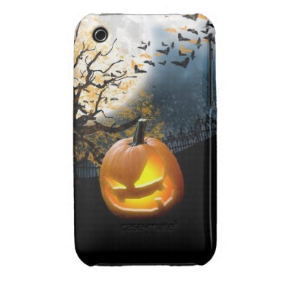Halloween Pumpkin iPhone 3 Case-Mate Cases