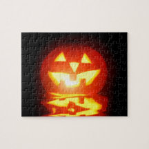 halloween pumpkin jack-o-lantern puzzles