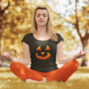 Halloween Pumpkin Ladies T-Shirt
