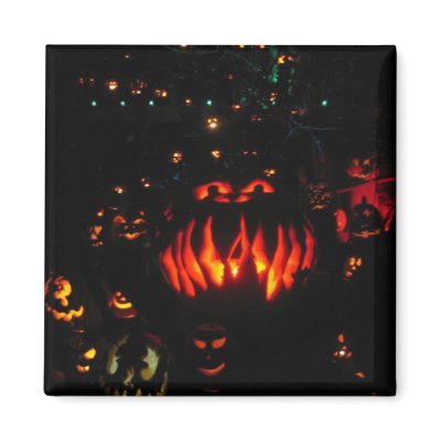 halloween pumpkin refrigerator magnet by jaylichtenberger