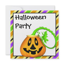 Halloween Pumpkin Party Invitation by mariannegilliand Halloween Pumpkin Party Invitation
