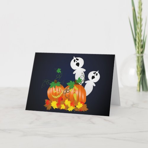 Halloween Pumpkin Patch Card card