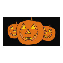 Halloween Pumpkin photo cards