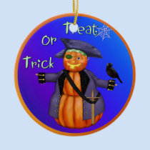 Halloween Pumpkin Pirate ornaments