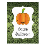 Halloween Pumpkin Post Card