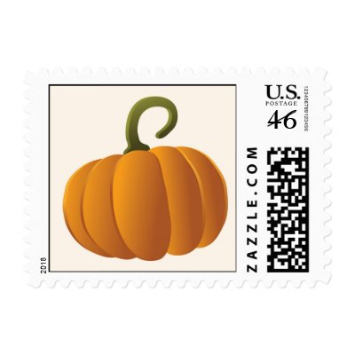 Halloween Pumpkin postage