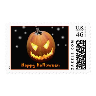 Halloween Pumpkin  Postage postage