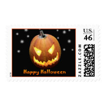 Halloween Pumpkin  Postage