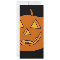 Halloween Pumpkin rack cards