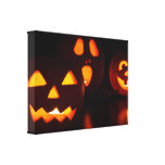 Halloween Pumpkin Scare Gallery Wrapped Canvas
