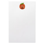 Halloween pumpkin stationery design
