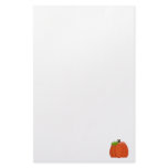 Halloween pumpkin stationery design