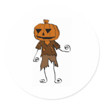 Halloween pumpkin stickers by kiddee Halloween pumpkin stickers