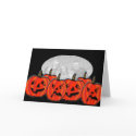 halloween pumpkin template card