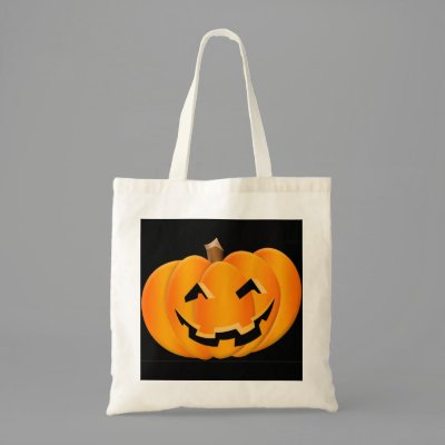 Halloween Pumpkin trick or treat Bag Zazzle_bag