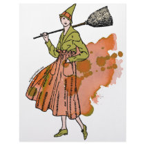 Halloween pumpkin witch letterhead